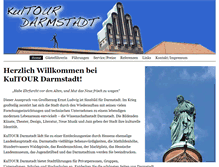 Tablet Screenshot of kultour-darmstadt.de